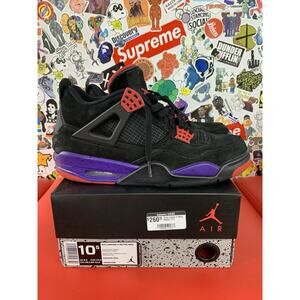 Size 10.5 - Jordan 4 Retro NRG Raptors 2018 100% Authentic!